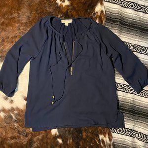 MICHAEL Michael Kors navy blouse SM